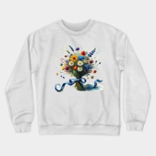 Wildflower Bouquet Shirt, Boho Cottagecore Flower Shirt, Mothers Day Gifts, Mom Shirt, Gardening Shirt, Mothers Day Garden Gift for Her Crewneck Sweatshirt